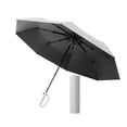 thumbnail image 4 of plegable de hojas, portátil, resistente al viento, con protección solar y hebilla de anillas para actividades al aire libre, viajes a la gris, 4 of 10