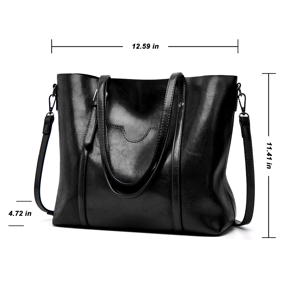 Sexy Dance Tote Bags for Women Vintage Leather Purses and Handbags Ladies Work Office Daily Shoulder Crossbody Bag,Black - image 3 of 5