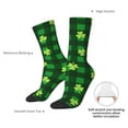 thumbnail image 2 of Yiaed Happy St. Patrick's Day5 Print Great elasticity Crew Socks Sports socks for Men and Women, 2 of 5