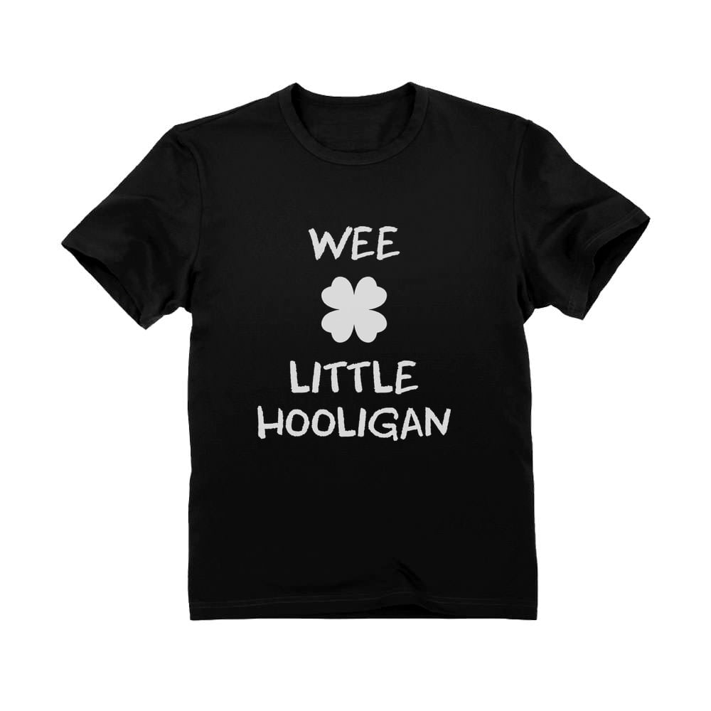 Patricks Day Shirt Little Hooligan Irish Clover Toddler Infant Kids T-Shirt St