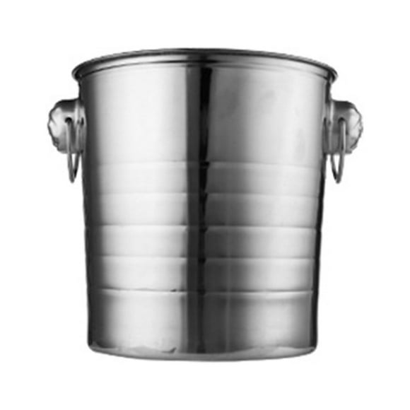Ggdda Wine Set Thickened Stainless Steel Tiger Head Ice Bucket with High Aesthetic Value for Household Ktv Bars Clubs Champagne Buckets Red Wine Beer Ice Buckets Kitchen Gadgets (Clearance)
