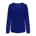 thumbnail image 5 of Women's Sparkly Dressy T-Shirts, Long Sleeve V-Neck Elegant Tunic Tops Prom Party Fashion Glitter Outfits, 5 of 6