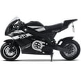 thumbnail image 7 of MotoTec 48v 1000w Kids Superbike Large Pocket Bike Black, 7 of 7