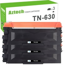 AAZTECH TN630 Toner Cartridge Compatible for Brother TN-630 TN-660 HL-L2300D HL-L2305W HL-L2320D HL-L2380DW MFC-L2740DW DCP-L2500D Printer (Black,3-Pack)