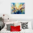 thumbnail image 4 of ARISTURING Large Framed Abstract Colorful Canvas Wall Art Flower Posters Prints Pictures wall Decor Modern Paintings Home Decor for Living Room Bedroom Office Ready to Hang., 4 of 4
