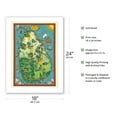thumbnail image 2 of Sri Lanka (Ceylon) Teas - Vintage Pictorial Map by MacDonald (Max) Gill c.1933 - Bamboo Fine Art 290gsm Paper Print (Unframed) 18x24in, 2 of 4
