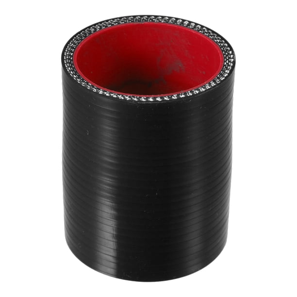48-51 mm 1,9 "-2" ID manguera reductora de silicona recta acoplador de manguera de silicona tubo intercooler negro para tubería de entrada de intercooler de coche