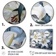 thumbnail image 3 of Designart "Blooming Lilies' Blossoms VI" Lilies Floater Framed Canvas Prints, 3 of 5