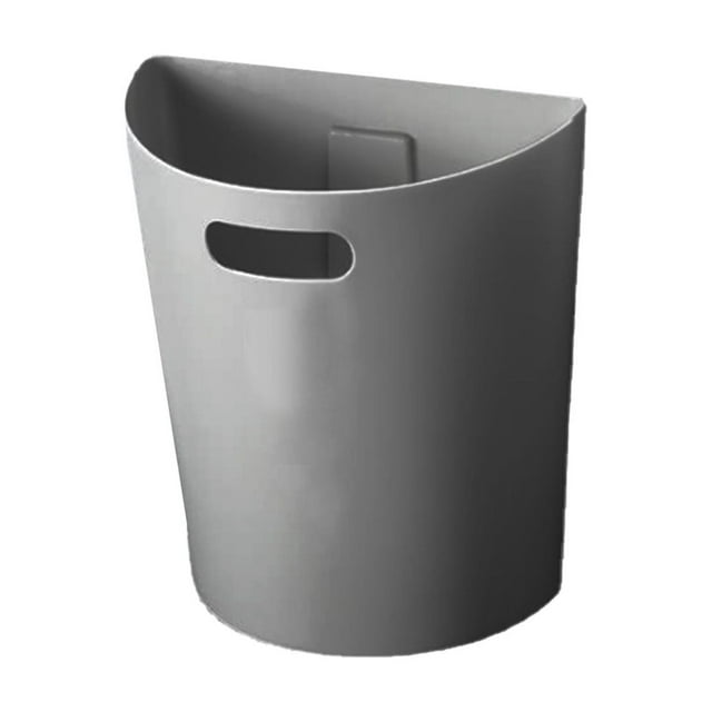 Yhmxh Utensilios de cocina Papelera de cocina de pared para perforar residuos de cocina, papelera portátil, papelera de baño para el hogar, papelera de pared Muebles para cocina Accesorios de cocina