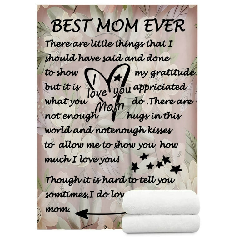 Gifts for Mom,Mom Gifts,Birthday Gifts for Mom,Mom Birthday Gifts,Mom Gift  from Daughter Son,Best Mom Gifts for Mother's Day/Christmas/Valentine's Day, Mom Blanket,52x59''(#284,52x59'')I 