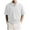 White, variant on Mens Shirts Short Sleeve Quarter Zip Golf Shirt Vintage Solid Collared Tshirt Loose Fit Casual Stylish Tops