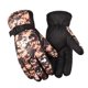 thumbnail image 1 of Guantes de cuero con pantalla táctil para hombres y mujeres, guantes gruesos con forro polar, resistentes al viento, impermeables y cálidos para andar en motocicleta en invierno, 1 of 6