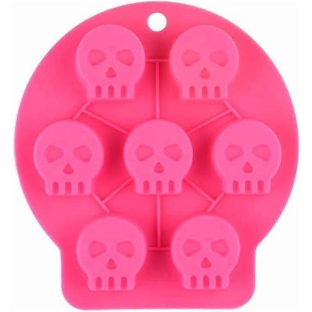 Halloween Candy Mold, Skull Bat Ghost Shape Silicone Mold for Chocolate Candy, Gummy Jello, Halloween Bats Silicone, Fondant Mold for Cake Decoration