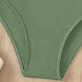 thumbnail image 4 of NaWent Up to 65% off Women's High Waisted Bikini Bottoms Ruched Swim Bottoms Full Coverage Tankini Swimsuits Bottoms Green S, 4 of 6