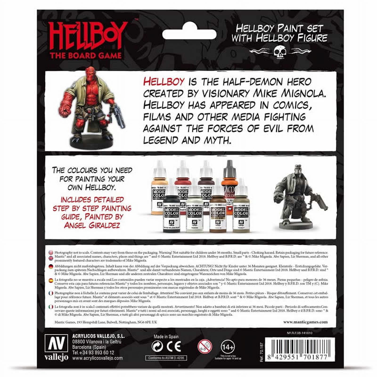 Model Color Hellboy Board Game Set New 