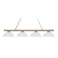 thumbnail image 1 of Z-Lite 24204-D14 Sharp Shooter 4 Light 86" Wide Billiard Chandelier, 1 of 1