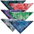 thumbnail image 2 of Aria DT1394 01 191 Tie Dye Bandana, Dark Blue, 2 of 2