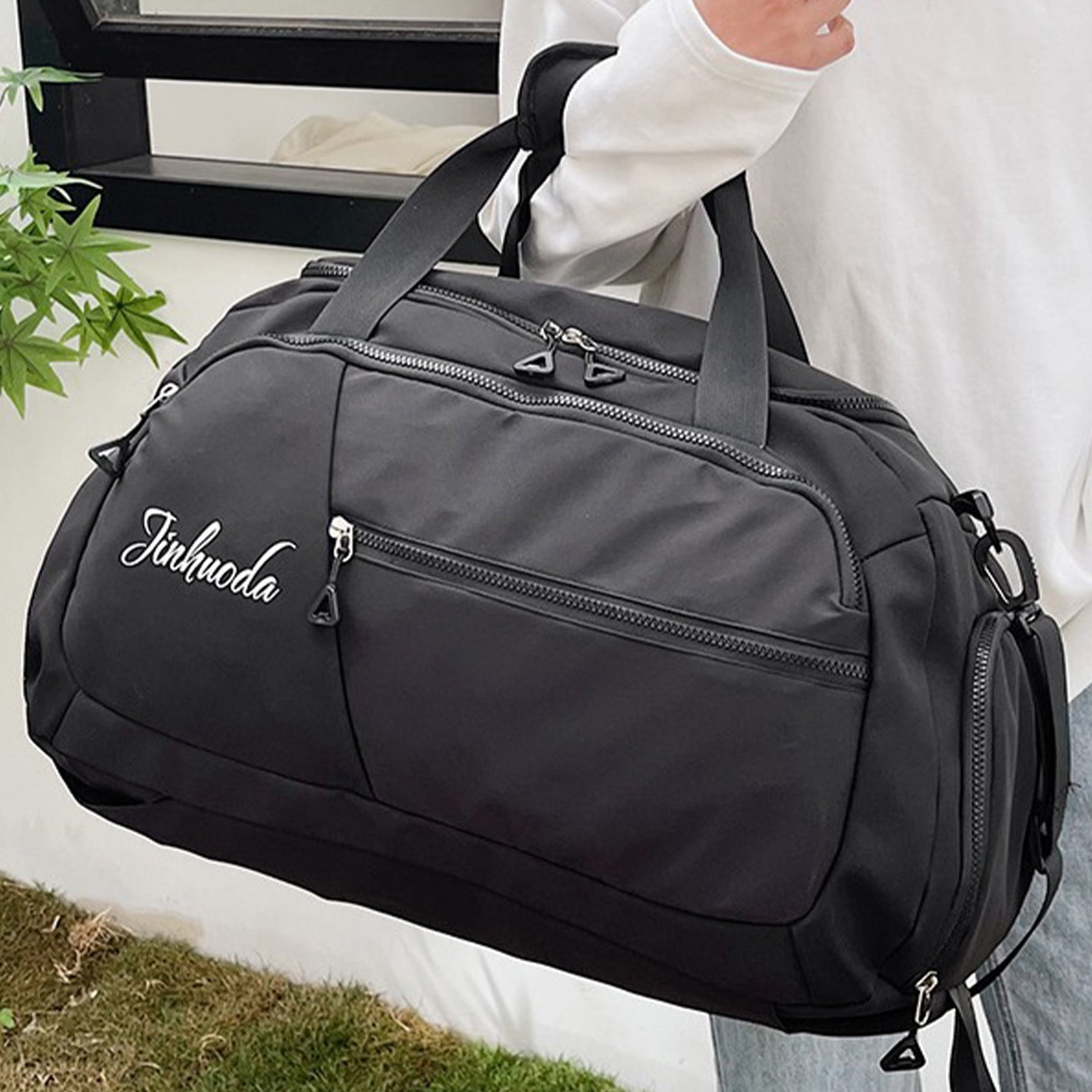maho Multi Functional Shoulder And Portable Fitness Travel Bag Sports Fitness Bag Good Quality Swimming Yoga Training Bag Leisure Travel Bag Black on Clearance
