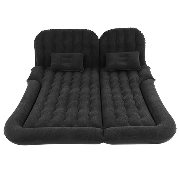 Car Travel Bed, Auto Accessories Car Mattress, Inflatable For Traveling Car Black