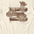 thumbnail image 3 of Disney Pixar Toy Story 5 Cowboy Ranger Sheriff Woody Buzz Jessie Men's T Shirt (Natural, S-XXXL), 3 of 4