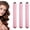 Pink / 3 pcs, variant on Heatless Curlers 3 Pcs Hair Rollers Overnight Blowout Rods Heatless Curls No Heat Hair Curler DIY Styling Tools for Long Short Wavy Hairs (Pink)