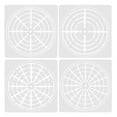 thumbnail image 1 of 4pcs Decorative Mandala Dot Stencils Delicate Mandala Dot Templates Convenient Stencils, 1 of 8