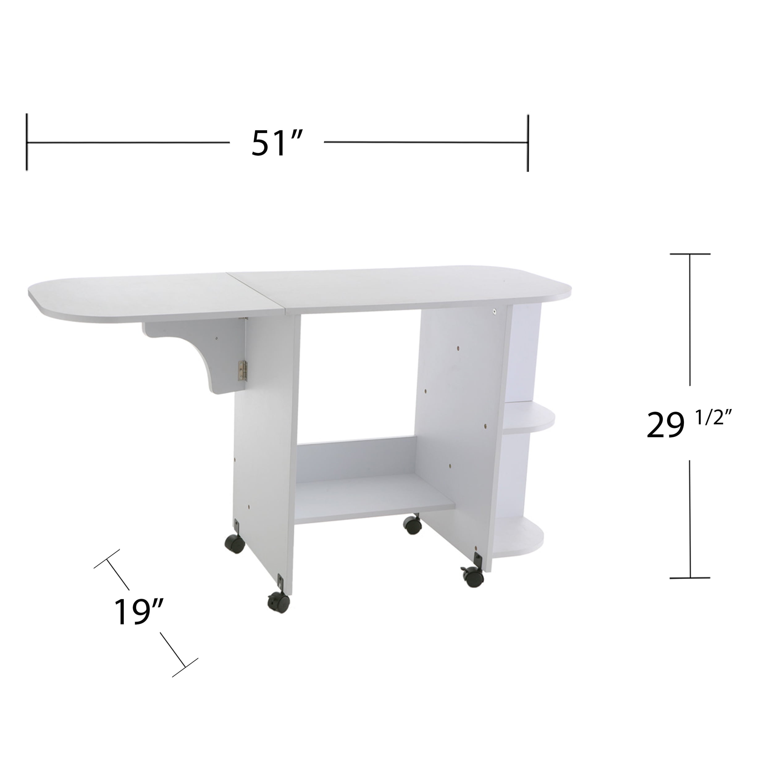 Holly & Martin Lydia White Sewing Table