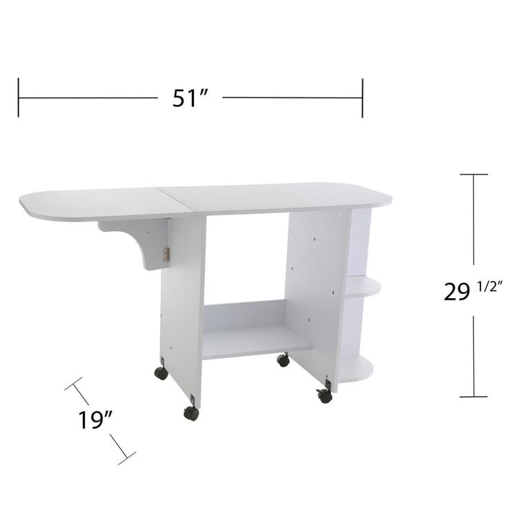 Holly & Martin Lydia White Sewing Table - Walmart.com