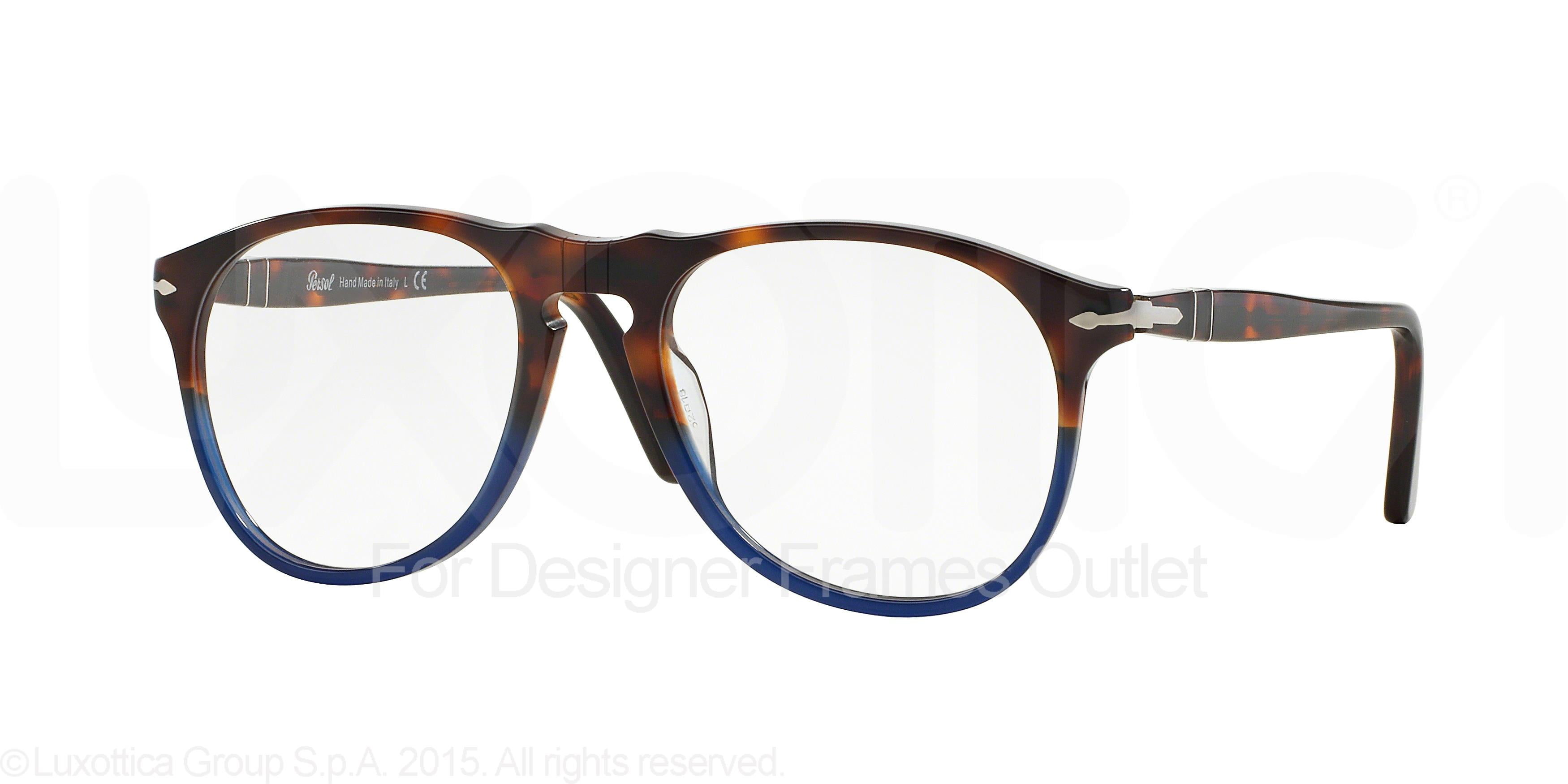 PERSOL Eyeglasses PO 9649V 1022 Terra E Oceano 50MM