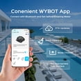 thumbnail image 3 of WYBOT B1 Cordless Robotic Pool Cleaner, 120-Min Runtime, App Control & Self-Parking, Lightweight Pool Vacuum for Small Inground & Above Ground Pools, Wall Coverage, 3 of 9