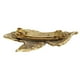 thumbnail image 3 of Pinza de pelo Vintage Macarena Patrón de Hojas bronce, 3 of 8