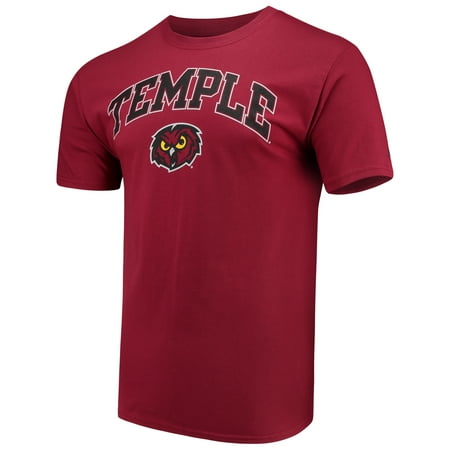 - Men's Russell Garnet Temple Owls Core Print T-Shirt
