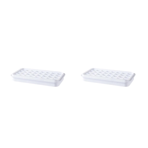 Molde para cubitos de hielo Bearachild lavable reutilizable 32 rejillas de repuesto Azul 2piezas