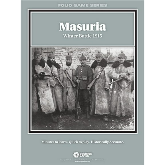 Decision Games Folio Game Series: Masuria, Winter Battles 1915 1631