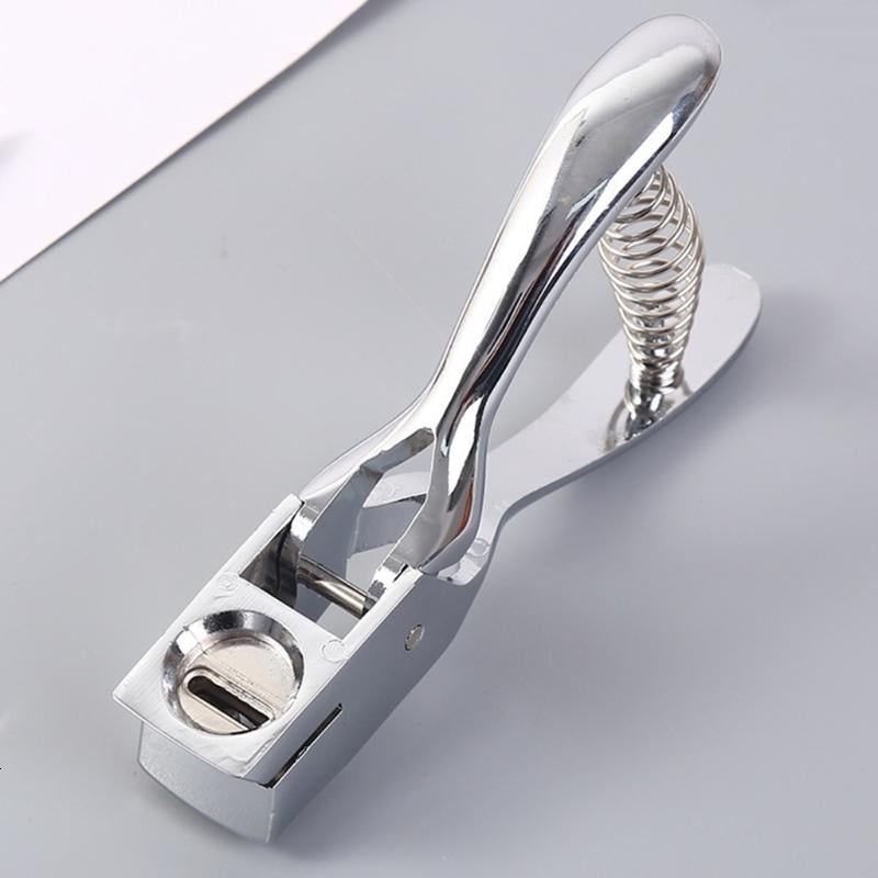 CEORPER Metal Oval Shaped Craft Hole Puncher Punch Tool For Smooth Accurate Cutting