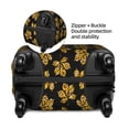 thumbnail image 4 of Lsque Maple Leaves With Leopard Printed Luggage Cover, Travel Luggage Protector,Scratch and Dirt Resistant, Fits 18-32 Inch Luggage - X-Large, 4 of 9