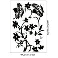 thumbnail image 2 of Bangcool Wall Sticker Butterfly Flower DIY Self Adhesive PVC Window Sticker Door Decal, 2 of 10