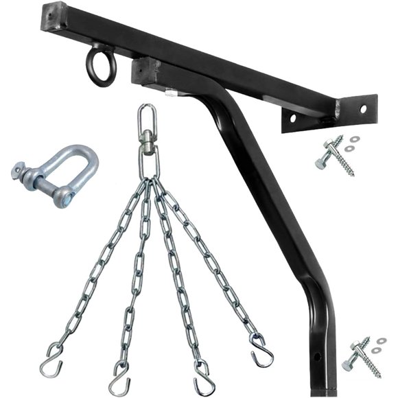 JP Heavy Duty Standard Wall Bracket Steel Mount Hanger for Boxing, MMA Punch Bag