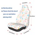 thumbnail image 3 of Balery Happy Easter Funda de Asiento para Auto con Diseño - Cubierta Frontal Suave y Transpirable con Protector Antideslizante- 1 Unidad, 3 of 5