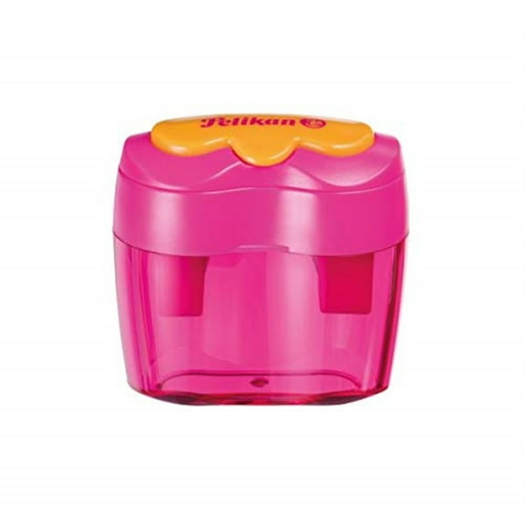 double pencil sharpener flower pink