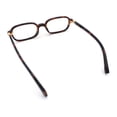 thumbnail image 6 of Narrow Oval Thin Plastic Urban Chic Blue Light Filter Computer Glasses [Tortoise], 6 of 7