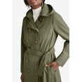 thumbnail image 4 of Jessica London Women's Plus Size Double-Breasted Long Trench Raincoat, 4 of 5