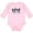 AD-Pink, variant on Inktastic Boston Terriers (dark Apparel) Boys or Girls Long Sleeve Baby Bodysuit