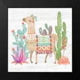 thumbnail image 2 of Urban, Mary 15x15 Black Modern Framed Museum Art Print Titled - Lovely Llamas IV, 2 of 5