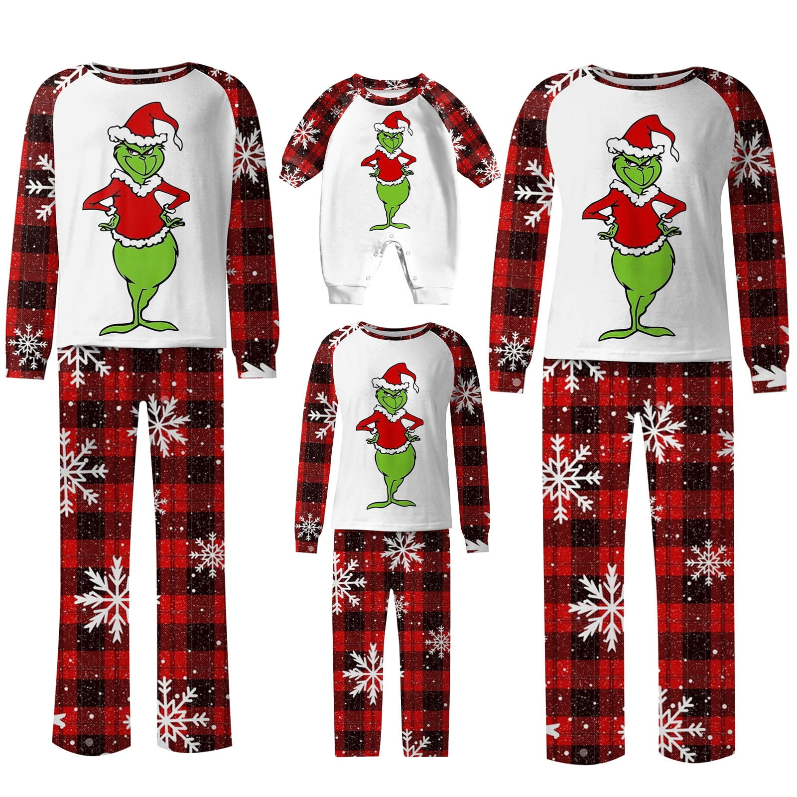 Grinch Matching Christmas Pajamas for Family, Matching Family