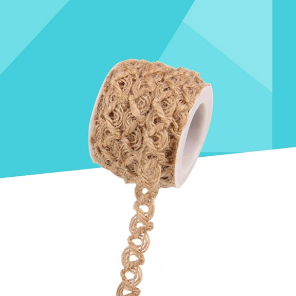 Raindrops 5 M Rope Roll Burlap Ribbon Natural Jute Twine