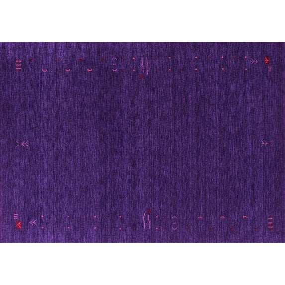 Ahgly Company Indoor Rectangle Abstract Pink Contemporary Area Rugs, 4' x 6'
