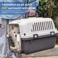 thumbnail image 4 of Btidfty Large Dog Crate Pet Box Length 33in/Width 21.6in/Height 25.2in Dogs Kennel with Handle & Metal Door Dog Carrier for Indoor Outdoor Puppies Kittens, 4 of 9