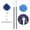 Blue, variant on Xirurus Electric Car Cleaning Brush Cordless Spin Scrubber for Tile Floor Telescopic Handle Blue 52.8 inches