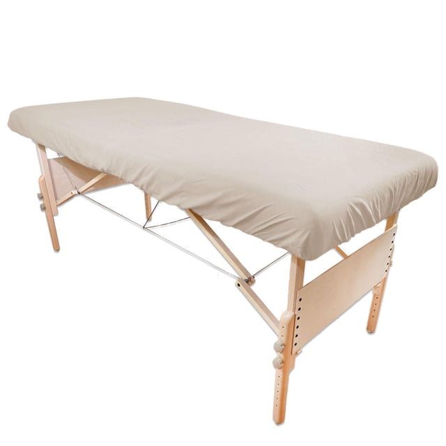 Sábanas Bajeras Body Linen Polialgodón Natural Ajuste Espacioso para Mesa de Masaje